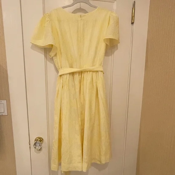 Rachel Parcell Yellow Puff Sleeve Dress - Picture 7 of 7